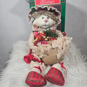 House Of Lloyd Christmas Around The World Flossie Porcelain Head Rabbit w/Box